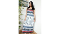bali long dress women clothes printing handmade design
